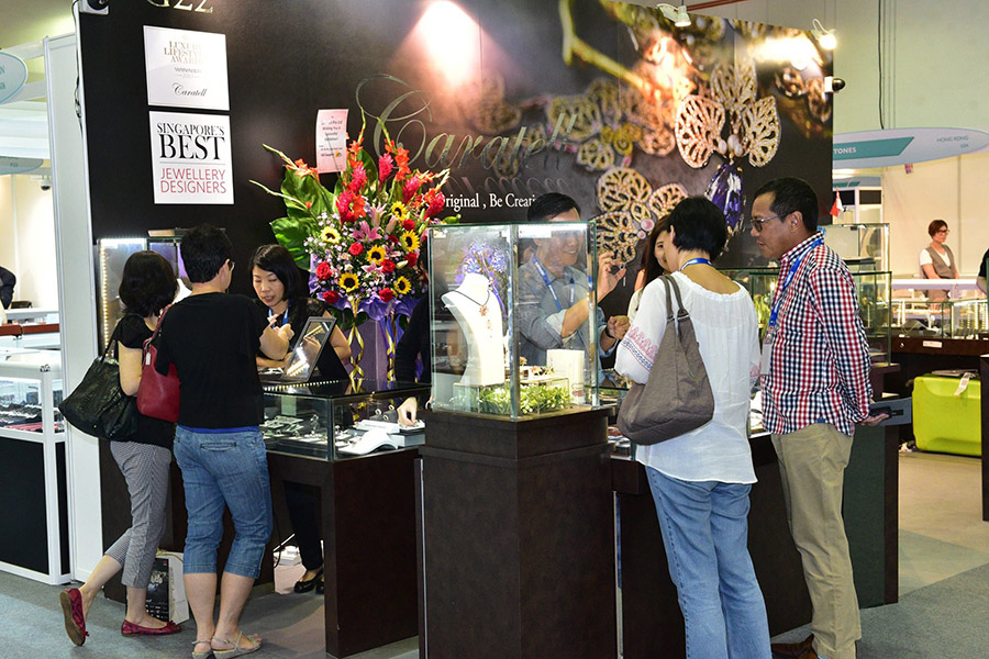 新加坡珠宝展览会 现场照片