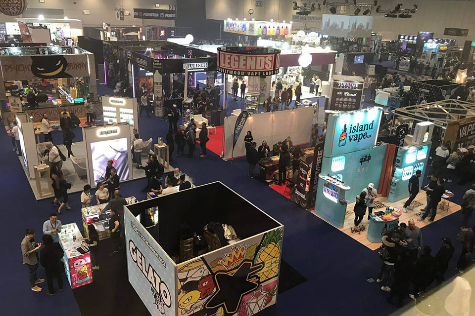 英国领先的电子烟贸易展Vape Jam UK于昨日闭幕